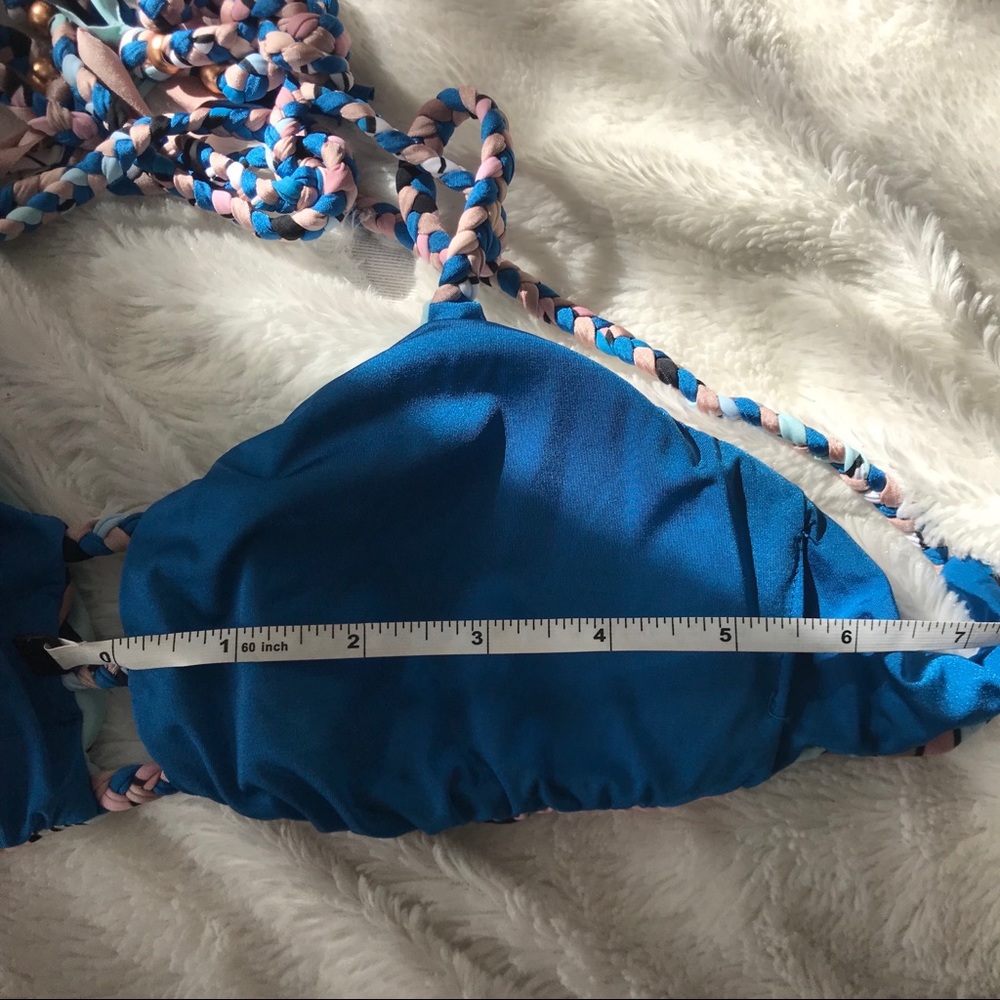 STRIPE UP YOUR LIFE REVERSIBLE Bikini TOP - Picture 5 of 5